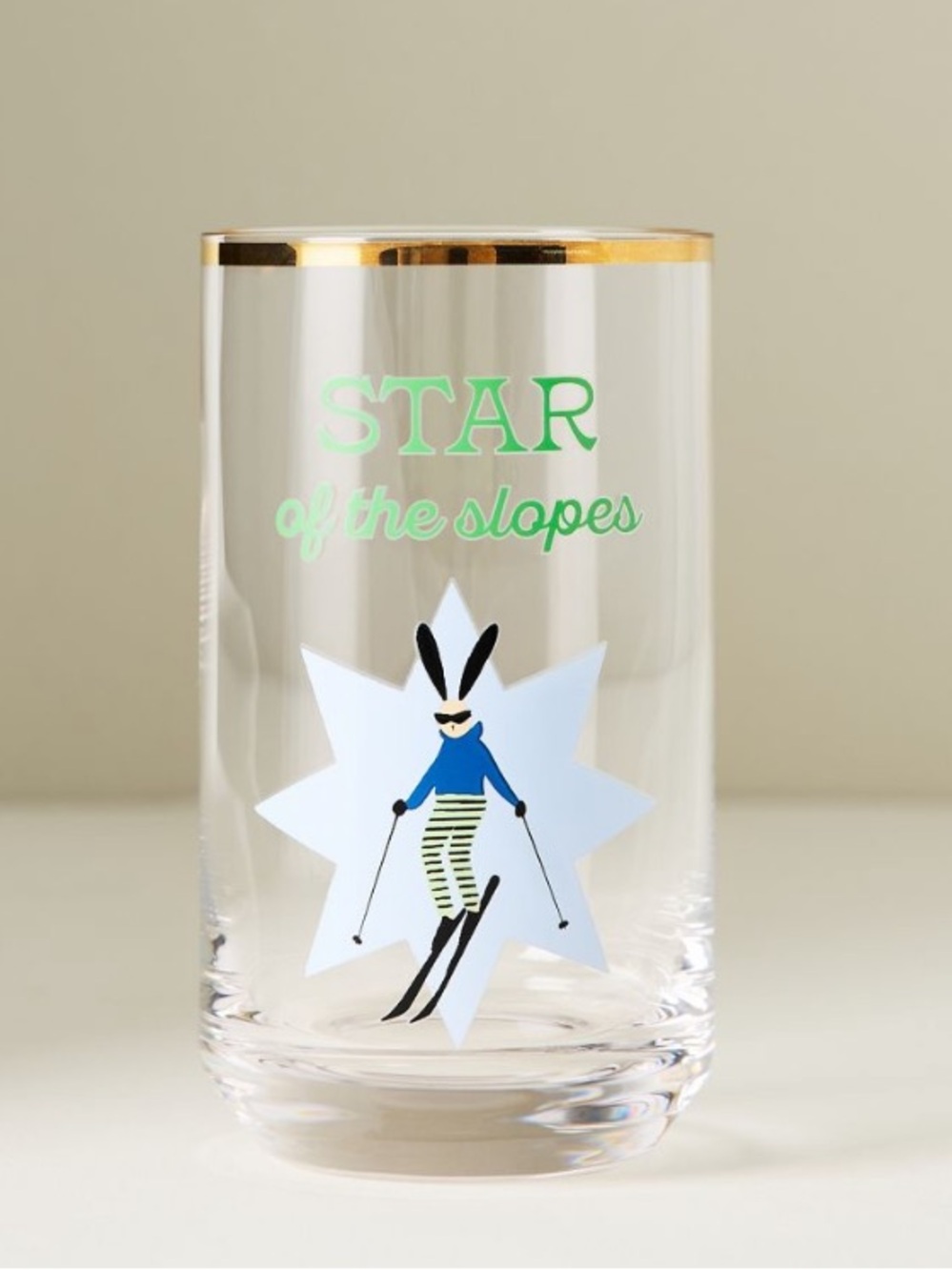 Anthropologie Après Ski Juice Glass NWT